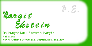 margit ekstein business card